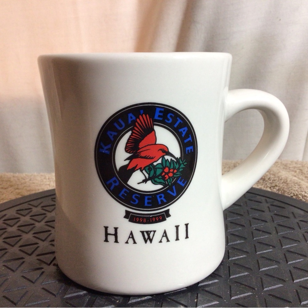 1998-1999 KAUAI ESTATE RESERVE Kauai Coffee Company Ceramic Coffee/Tea Mug